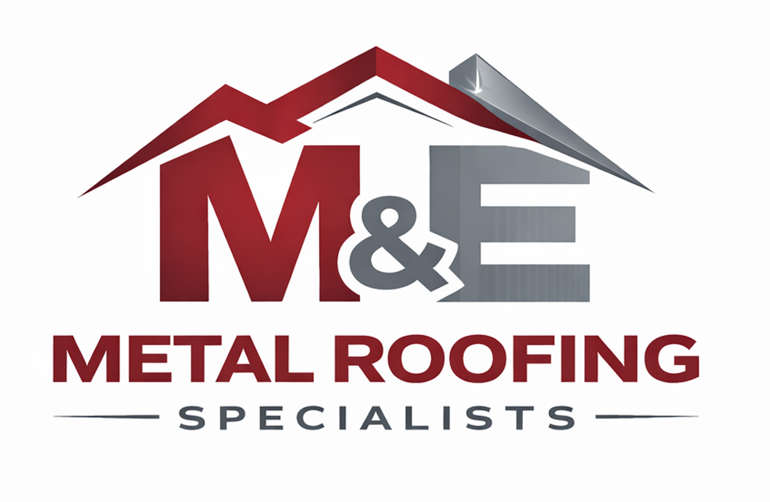 M&E Metal Roofing Logo
